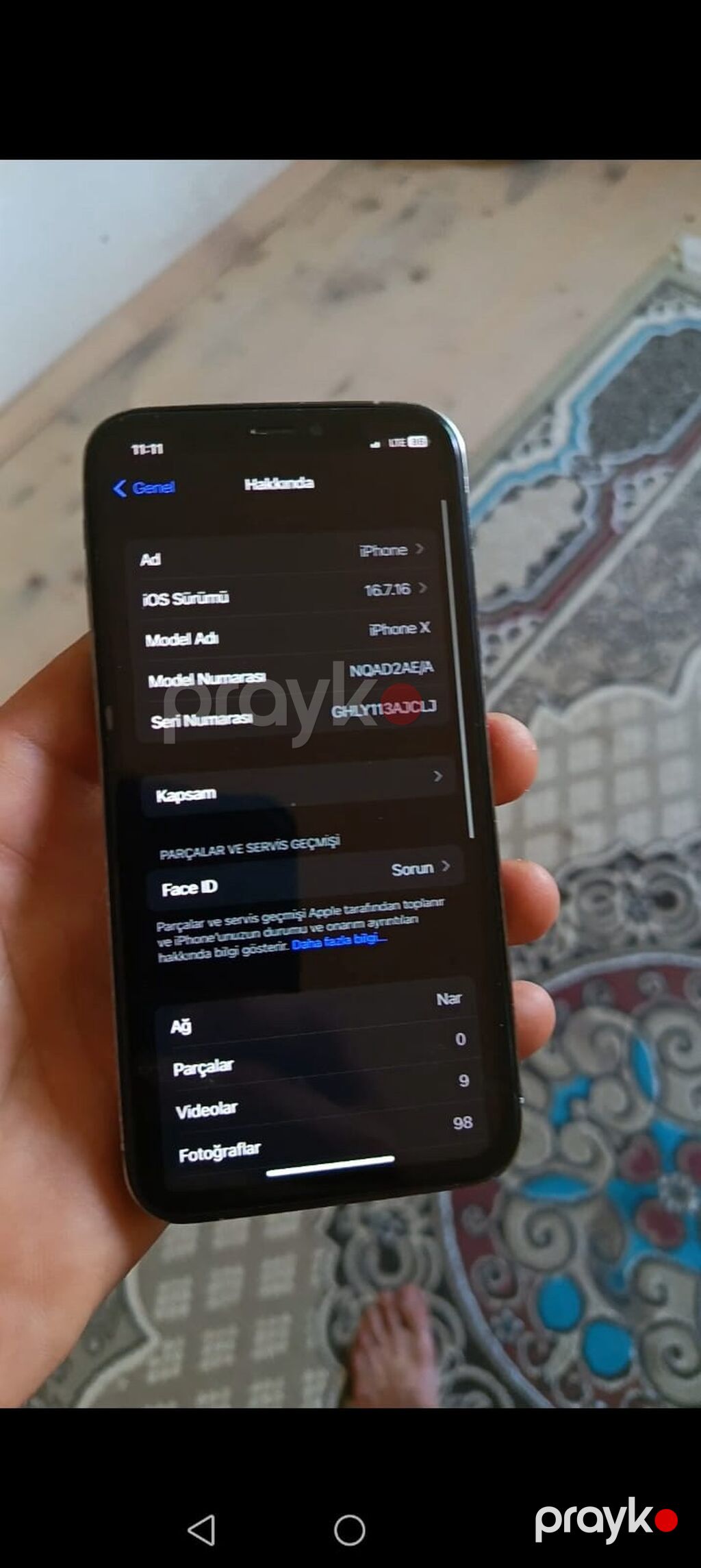 IPhone X, 64 GB, Qara — Apple iPhone, Şirvan (3)
