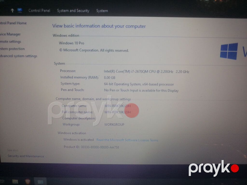 HP noutbuk – Windows 10 Pro Texniki göstəricilər: - Prosessor: Intel — HP, Bakı (2)