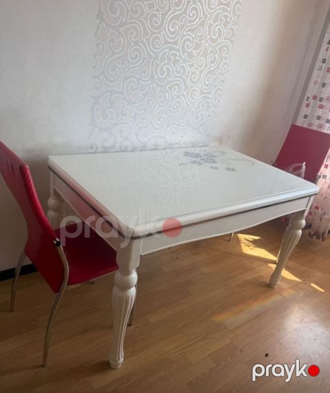 Mətbəx üçün, İşlənmiş, Açılmayan, Kvadrat masa, 4 stul — Bakı