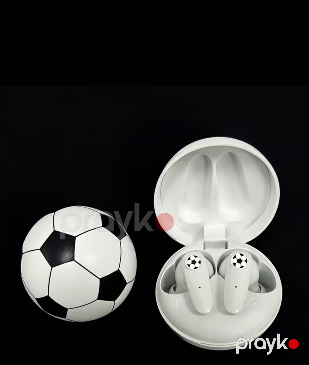 Yeni, futbol topu dizaynında bluetooth qulaqlıq. Tam yenidir — Qulaqcıqlar, Digah (5)