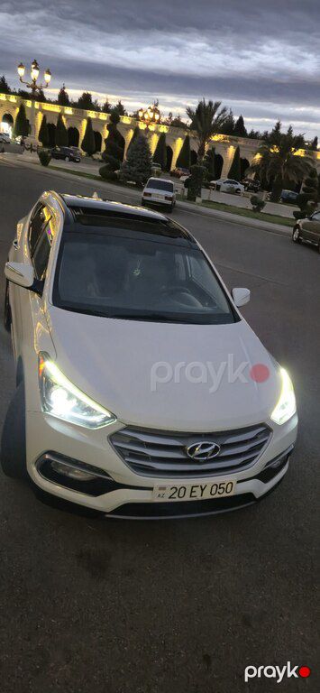 Hyundai Santa Fe, 2.0 L, 2016 il, 215 652 km — Avtomobillər, Gəncə (5)