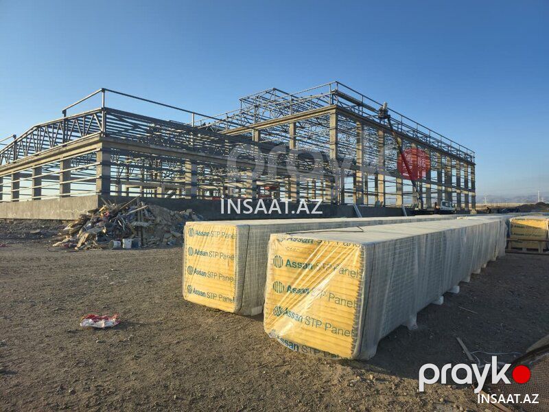 Anbar və Zavodlar üçün Metal Konstruksiya — Tikinti materialları, Bakı (7)