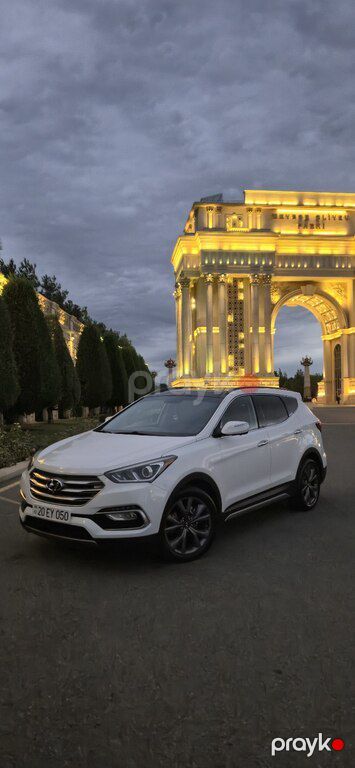 Hyundai Santa Fe, 2.0 L, 2016 il, 215 652 km — Avtomobillər, Gəncə (4)