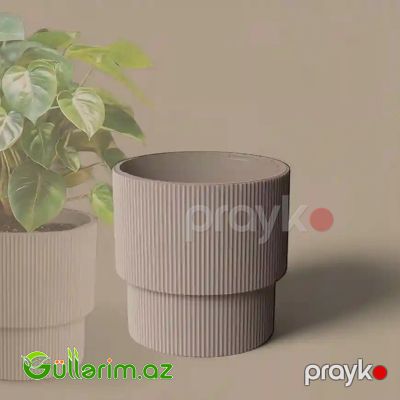 Plastik Dibçək 05 — Bağ dekorasiyası, Bakı (5)