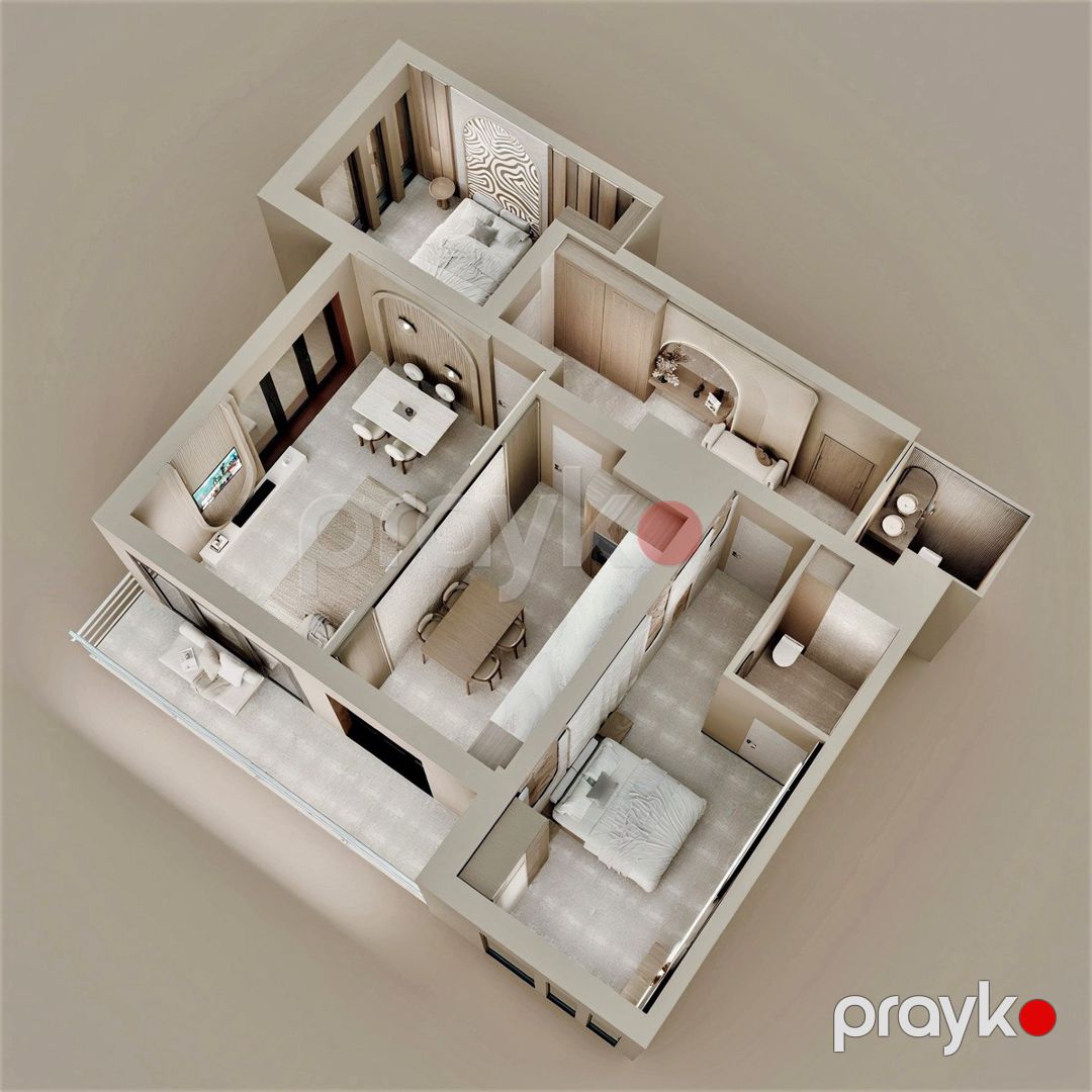 Satılır 3 otaqlı yeni tikili 108.4 m² — Mənzil, Gəncə (4)
