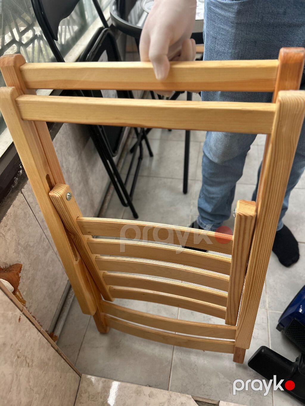 Balkon və həyət evi üçün masa dəsti satılır. İstifadə olunmayıb ölçü — Digər, Bakı (2)