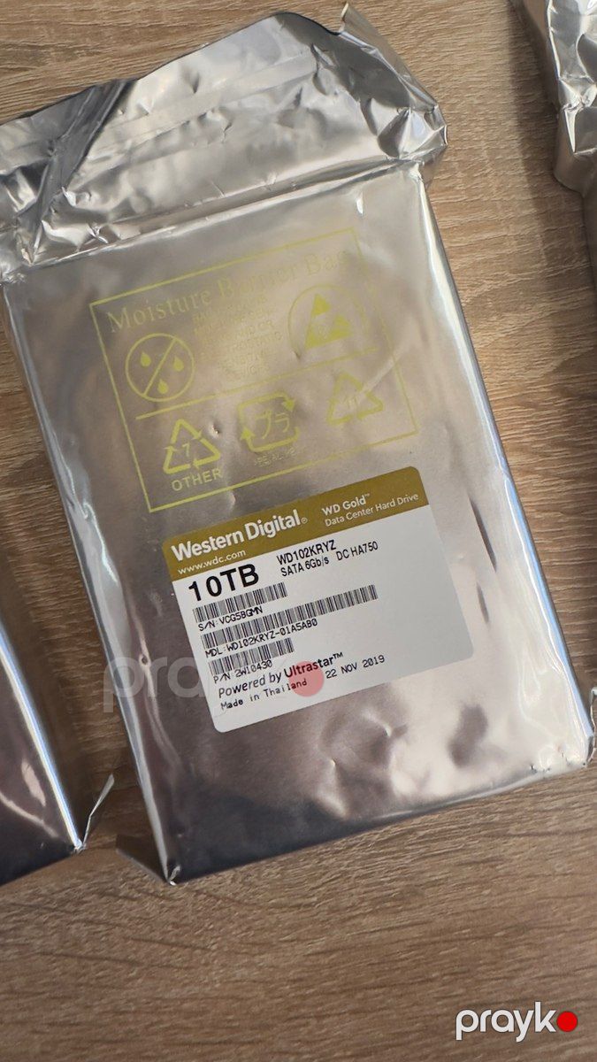 Hard disk Western Digital Gold 10TB — Kompüterlər və noutbuklar, Bakı (2)