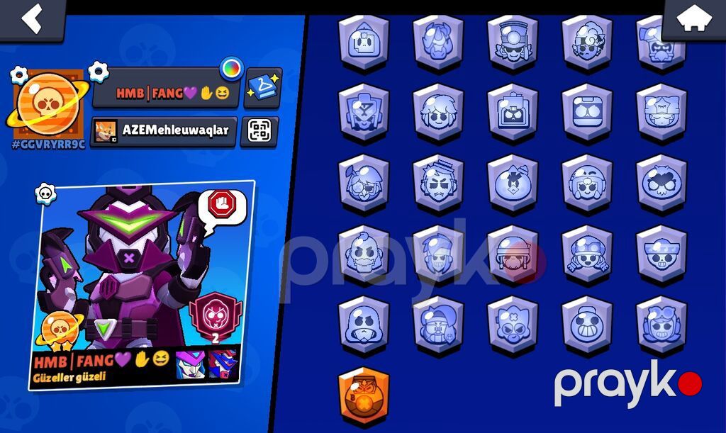 Brawl Stars hesabı – yüksək səviyyəli və tam kolleksiya - Kupa sayı — Digər, Bakı (5)