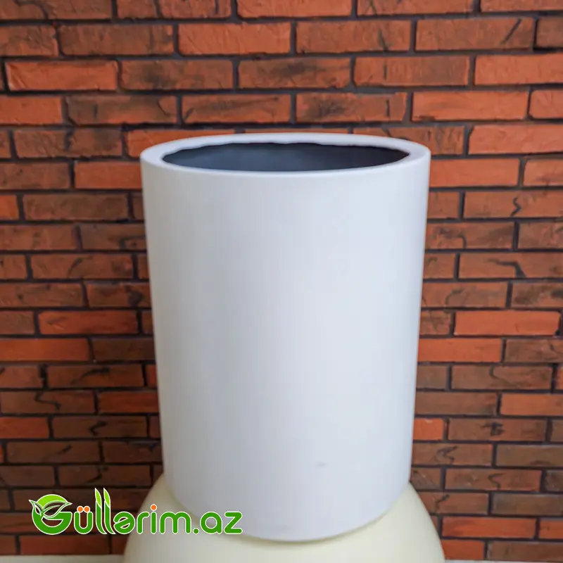 Fiber Glass dibçək sm (Fiber dibcek) — Bağ dekorasiyası, Bakı (2)