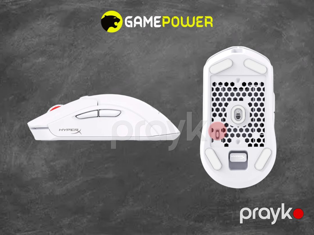 Mouse hyperx pulsefıre haste 2 Wireless whıte — Periferik cihazlar, Bakı (3)