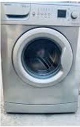Ön yükləməli paltaryuyan maşın - Korpus: gümüş/szərimli metal rəng — Washing machines