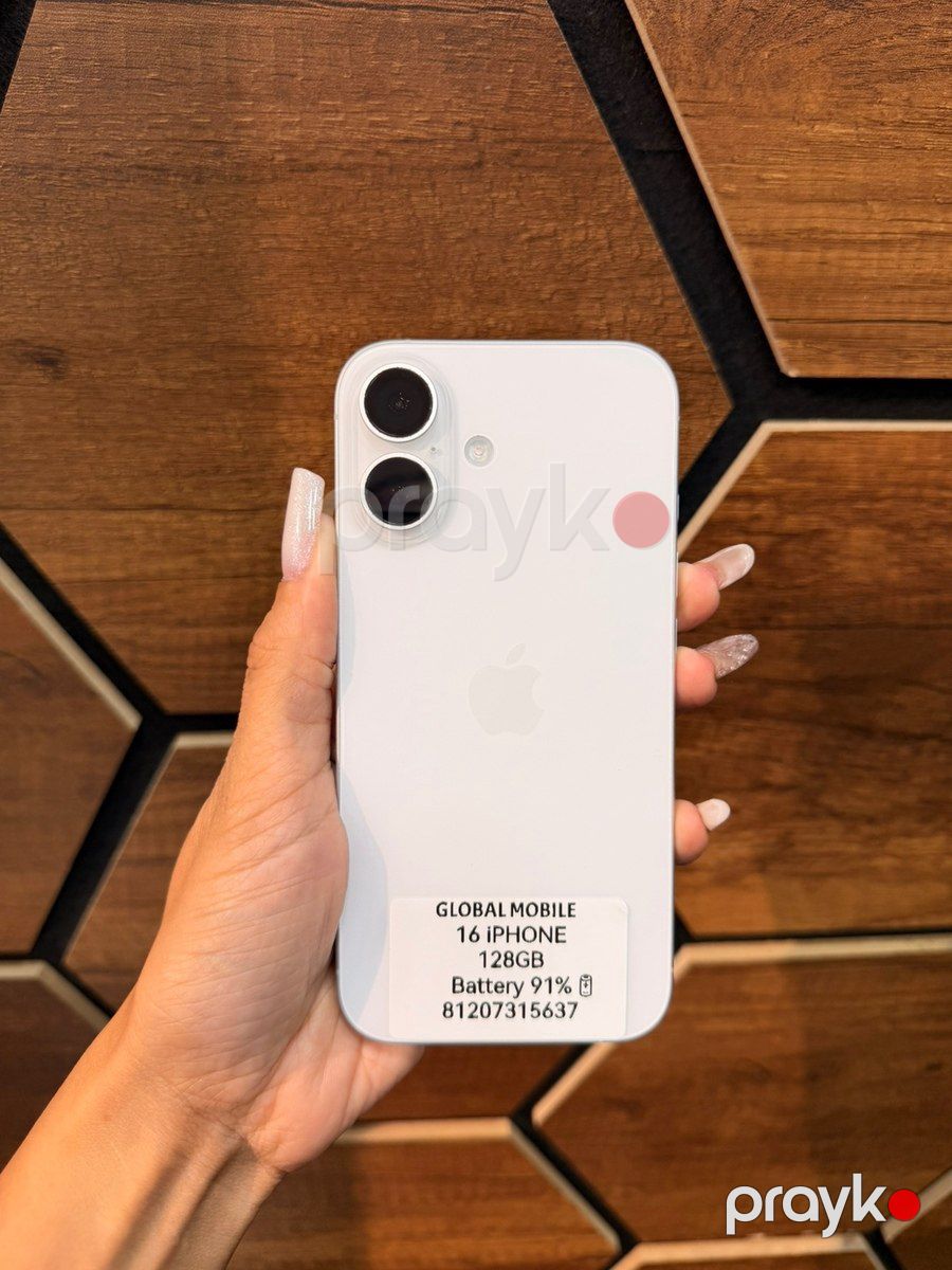 Apple iPhone 16 White 128GB/8GB — Smartfonlar, Bakı (4)