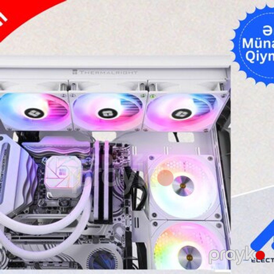 Cpu Cooler thermalrıght aqua elıte 360 whıte argb V3 — Masaüstü kompüterlər, Bakı (2)