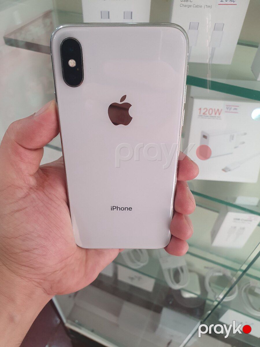 Apple iPhone X Silver 256GB/3GB — Smartfonlar, Bakı (3)