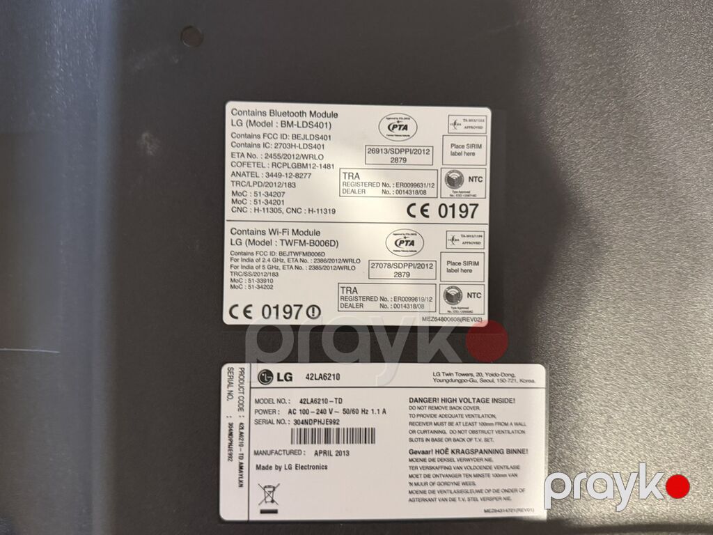 LG 42LA6210-TD LED TV (42 düym) Texniki xüsusiyyətlər: - Ekran — Televizorlar, Bakı (3)