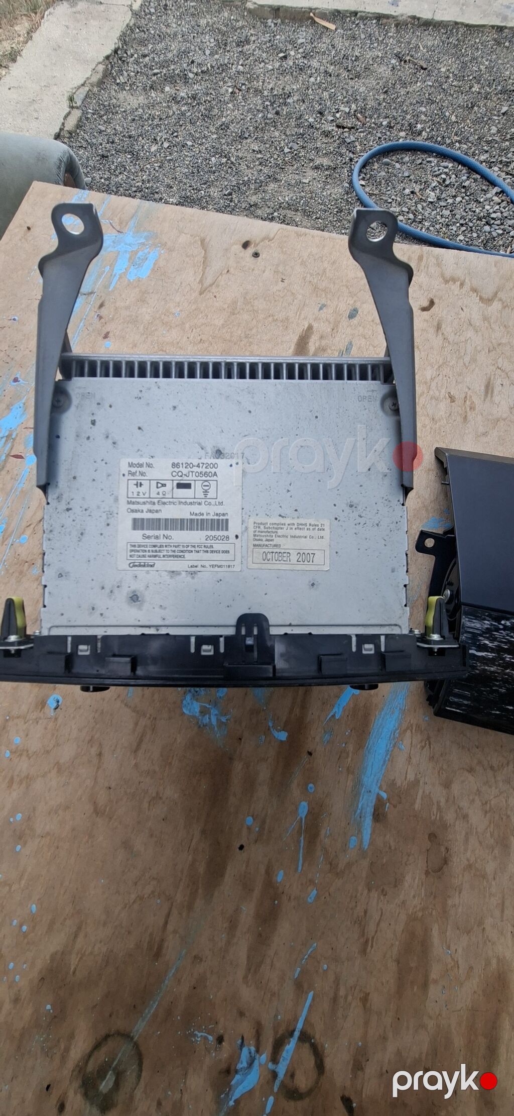 20 kuza Toyota priusun orijinal audio başlığı və mərkəzi konsol — Salon detalları, Saray (2)