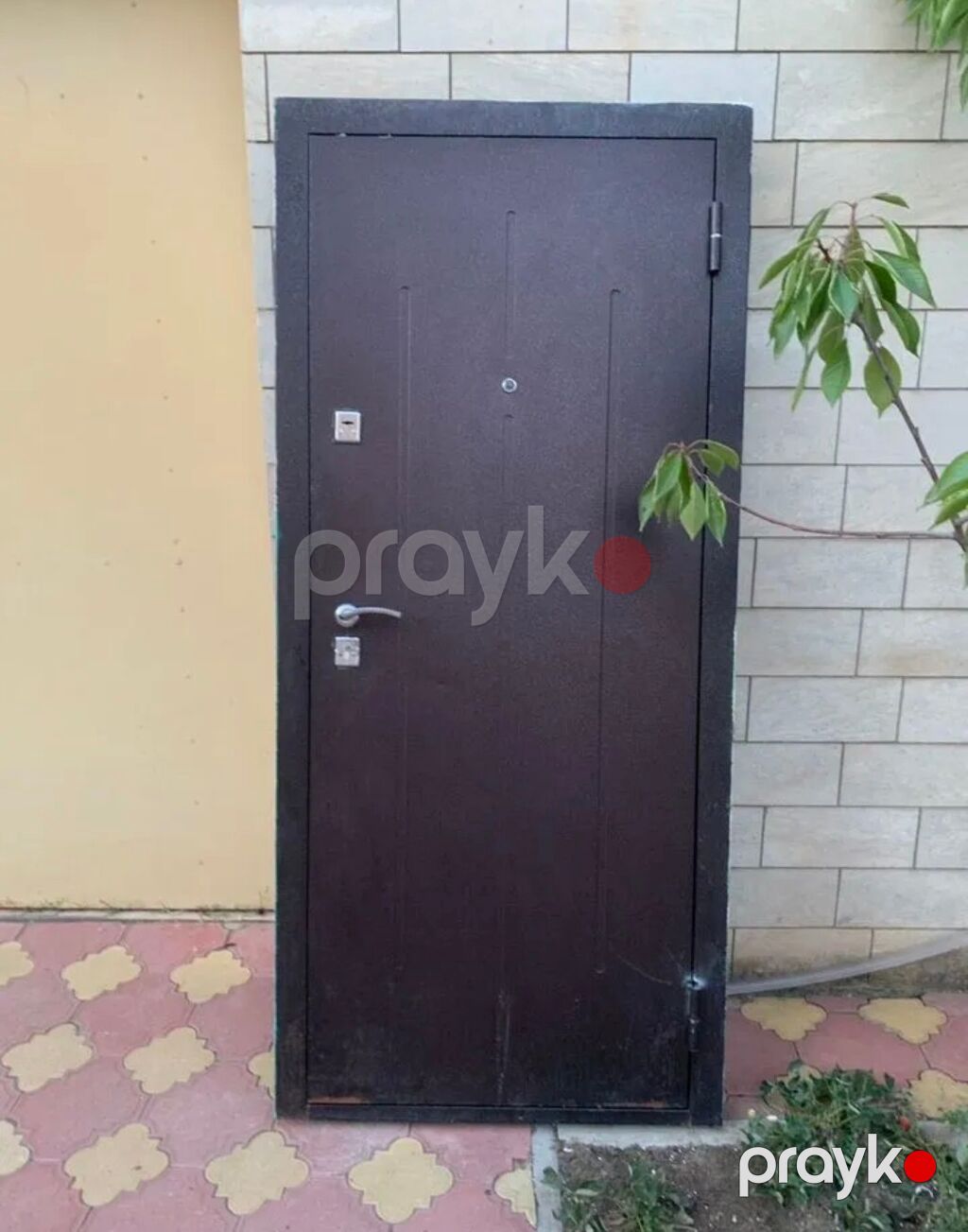 Metal giriş qapısı - Material: polad/metal konstruksiya, möhkəm — Pəncərələr, qapılar, balkonlar, Digah (2)