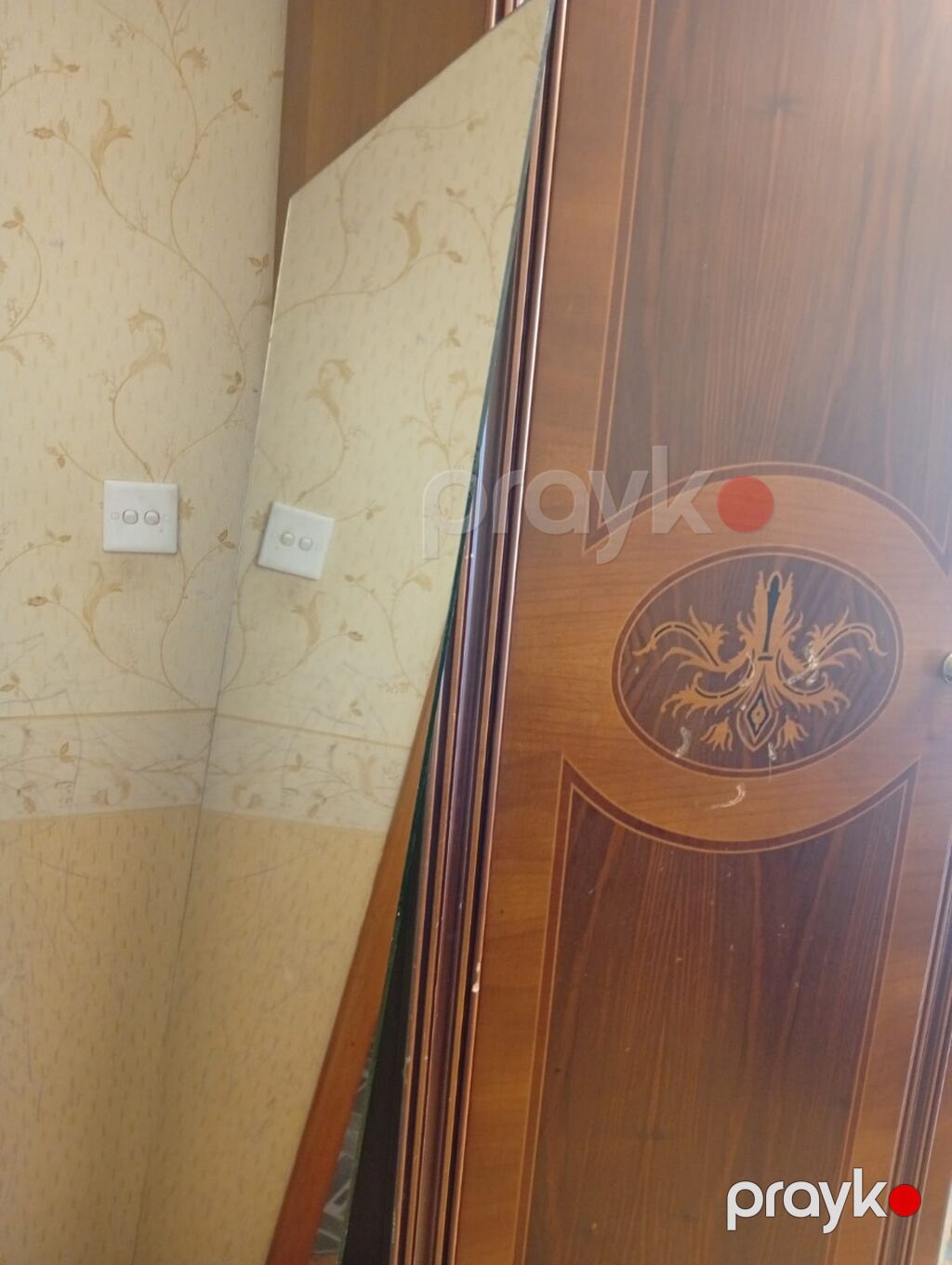 Güzgülü şkaf qapıları 155/60 - Material: ağac teksturalı MDF/laminat — Şkaflar, Bakı (3)