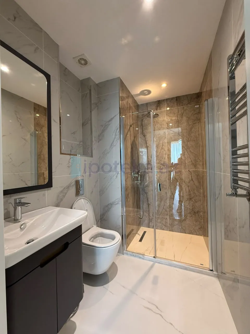 Satılır: 3 Otaq, Yeni tikili, Yasamal r., 83.00 m² — Mənzil, Bakı (10)
