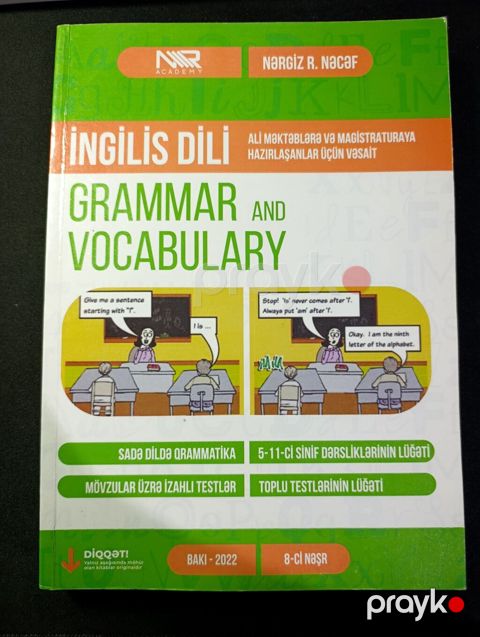“İngilis Dili – Grammar and Vocabulary” (Nərgiz R. Nəcəf, NR Academy) — Xırdalan