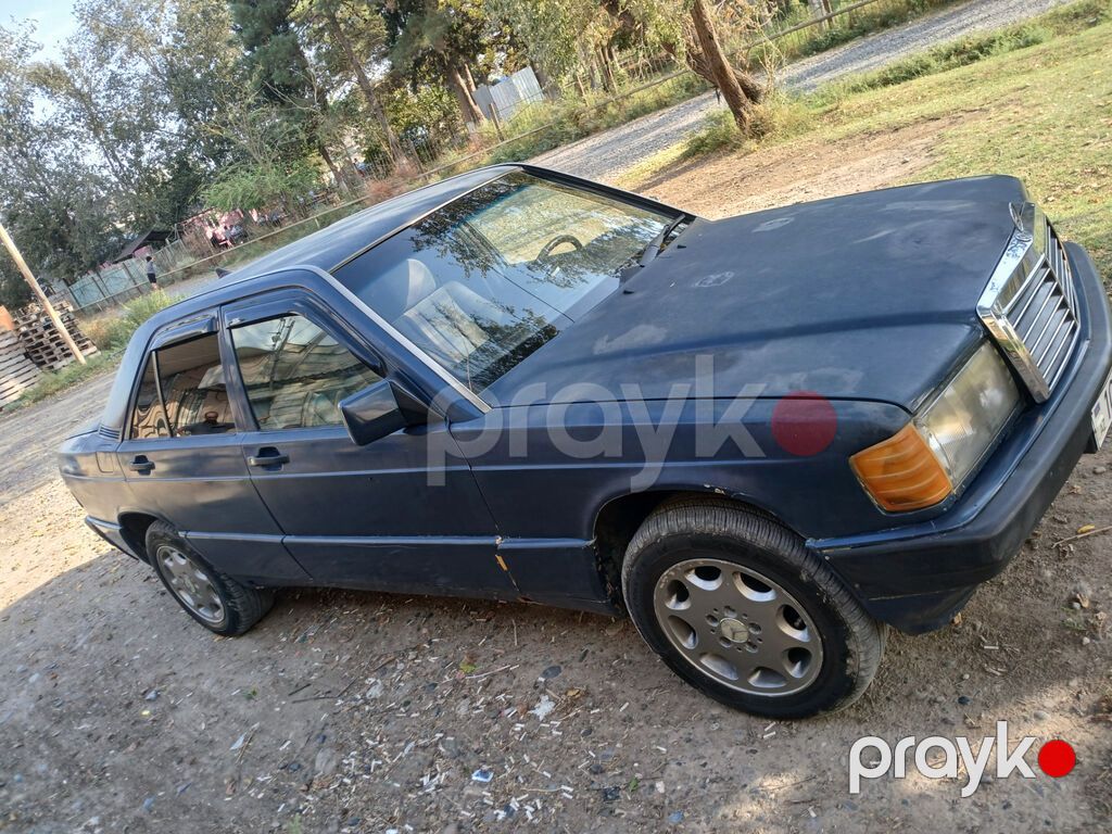 Mercedes-Benz 190 (W201) sedan - Göy rəngli kuzov, 4 qapı - Avtomatik — Avtomobillər, İmişli (2)