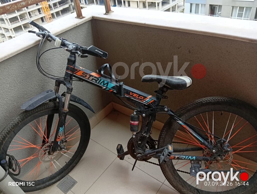 Strım Velo dağ velosipedi - Çərçivə: Strım markalı, amortizatorlu — Dağ velosipedləri, Bakı (2)