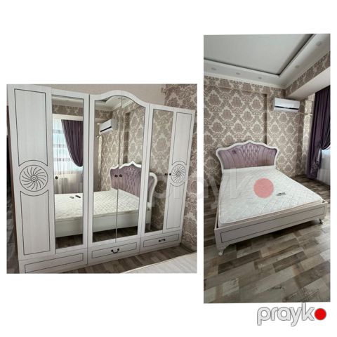 Taxt(matraslı,bazasız) və dolab-birlikdə satılır 320 azn.Dəstin — Bakı