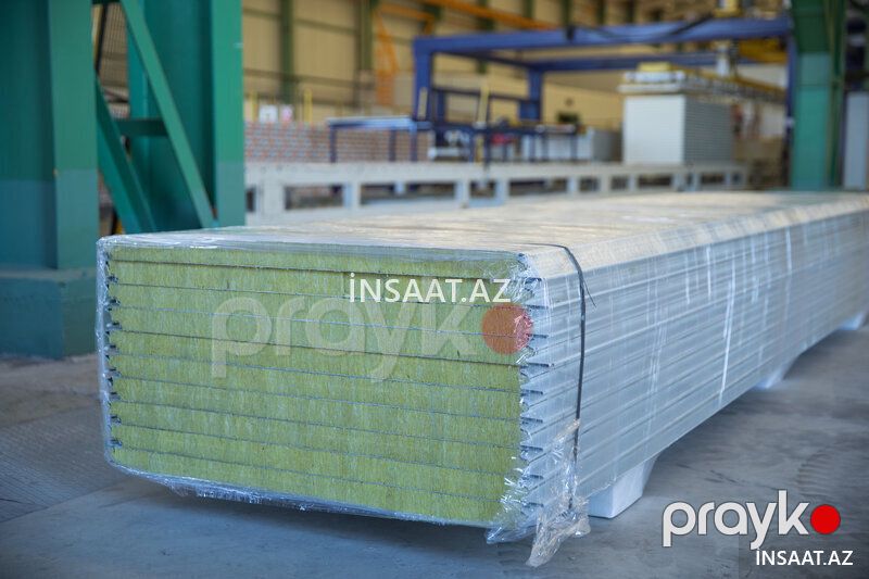 120 mm daş yunu sendviç panel – yüksək izolyasiya — Bakı (4)