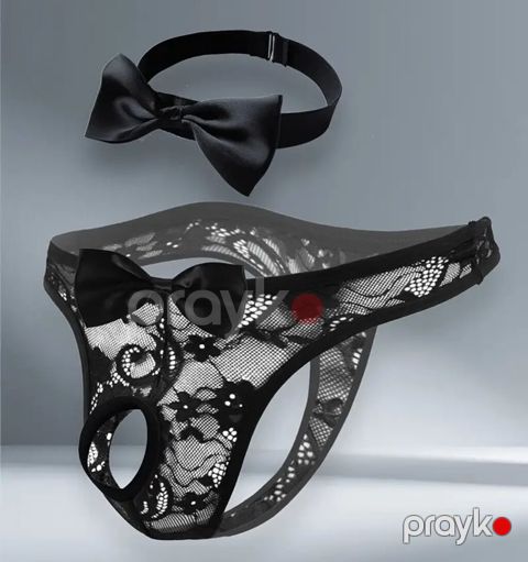 Qara krujeva lingerie dəsti - Tərkib: incə krujeva material, elastik — Bakı
