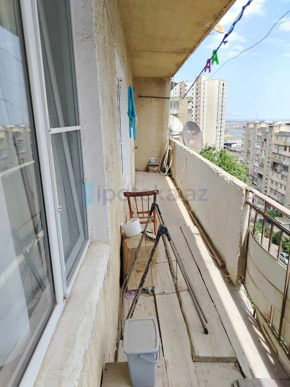 Satılır: 6 Otaq, Köhnə tikili, Xətai r., Köhnə Günəşli q., 100.00 m² — Mənzil, Bakı (7)