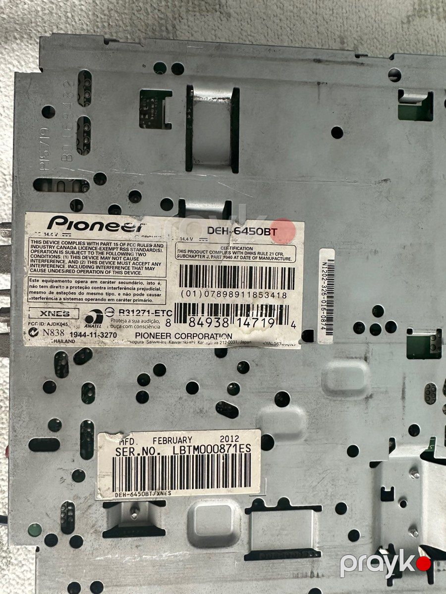 Pioneer 6450BT maqnitolası — Ehtiyat hissələri və aksesuarlar, Bakı (2)
