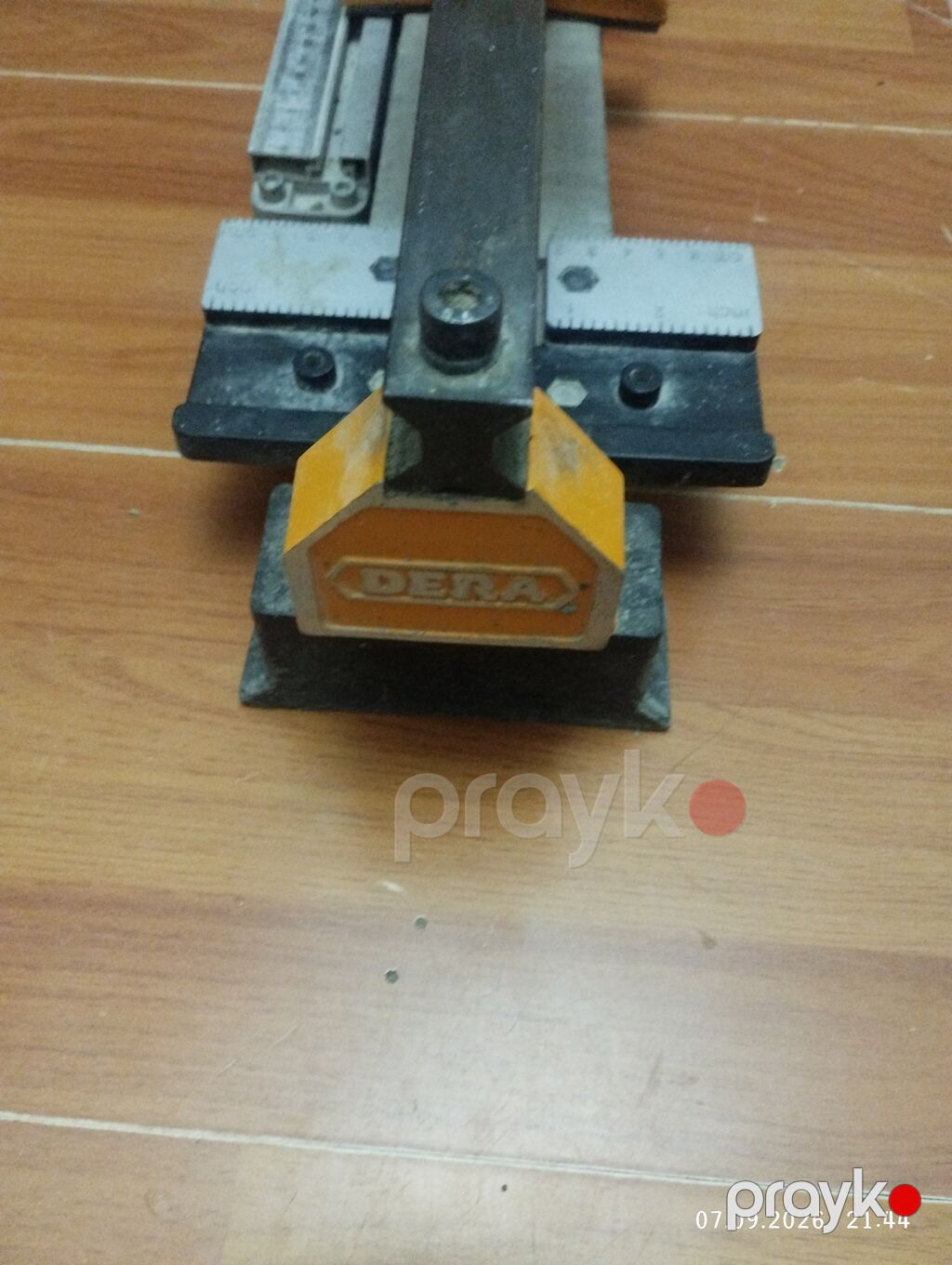 Dera kafel/plitka kəsən aparat - Mexaniki tip, iki rels üzərində — Əmək otağı avadanlığı, Bakı (2)