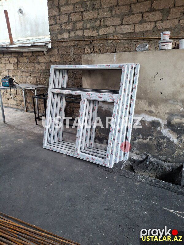 Plastik pəncərə və qapilar — Pəncərələr, qapılar, balkonlar, Bakı (2)