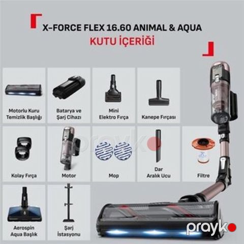 Vertikal tozsoran X-Force Flex 16.60 Animal & Aqua — Bakı