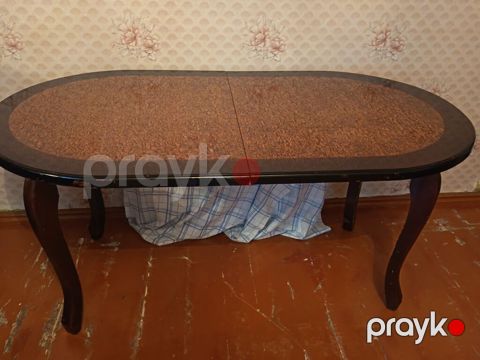 Klassik masa, İşlənmiş, Açılan, Oval masa — Bakı
