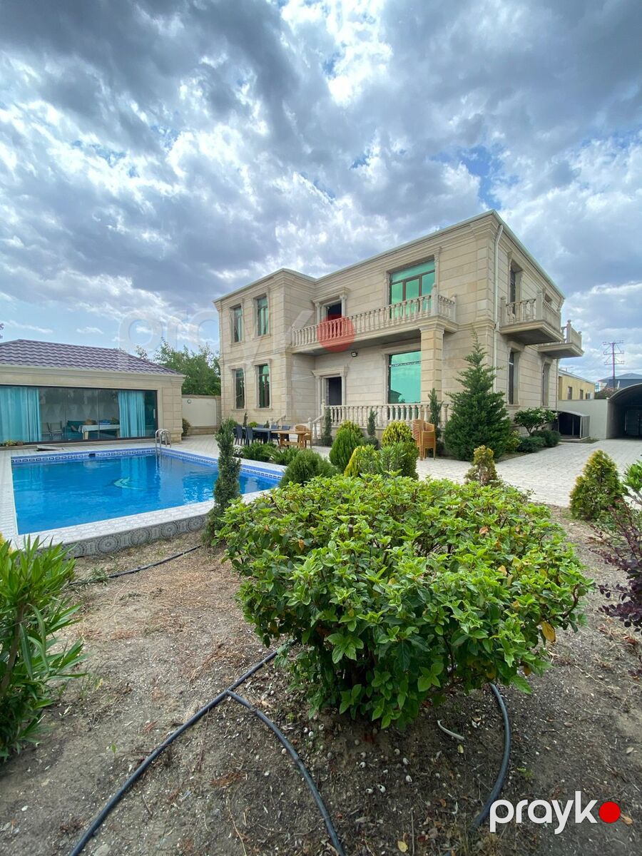Satılır 6 otaqlı həyət evi/bağ evi 350 m² — Ev, villa, Bakı (6)