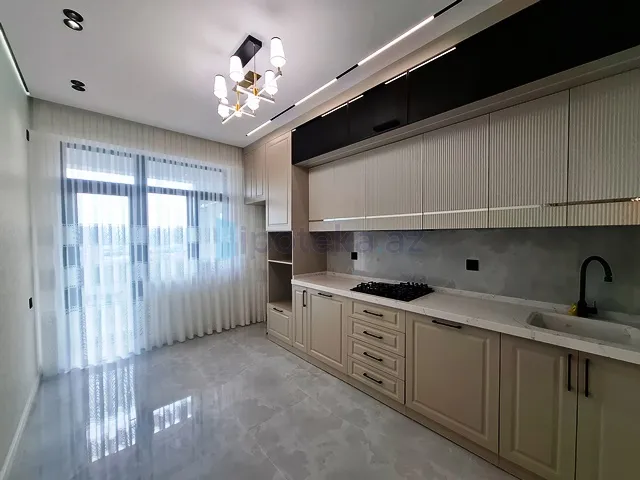 Satılır: 3 Otaq, Yeni tikili, Nizami r., 8-ci km q., 93.00 m² — Mənzil, Bakı (2)
