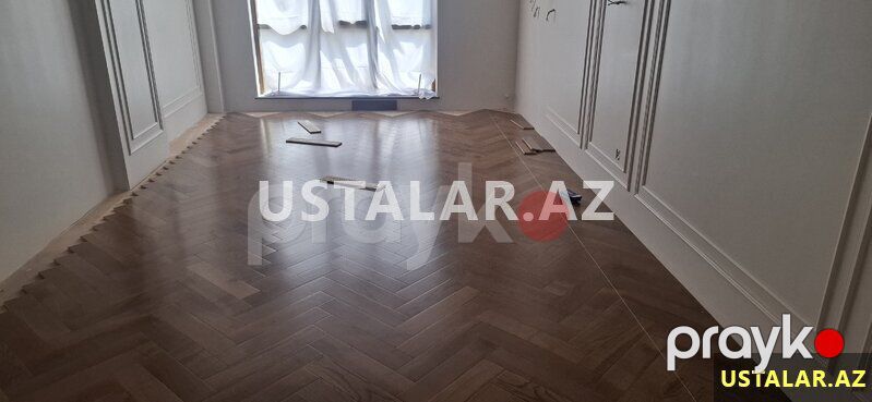 Parket və laminat — Döşəmə və tavan işləri, Bakı (9)