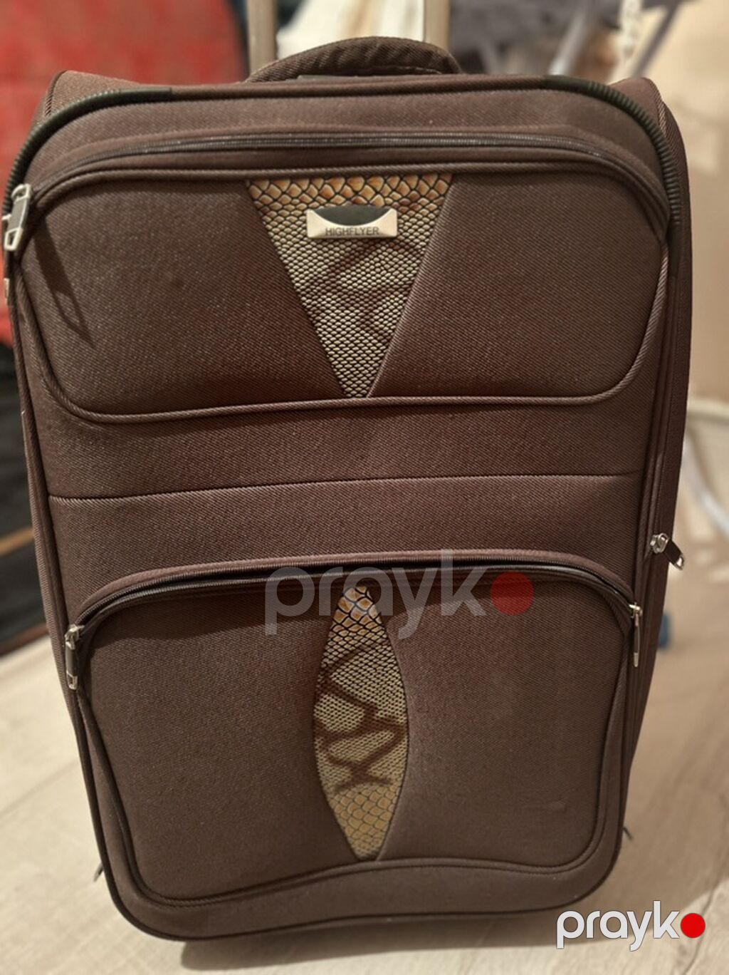 Highflyer yumşaq korpuslu səyahət çamadanı Qiymet sondur - Rəng: tünd — Çamadanlar, Bakı (2)