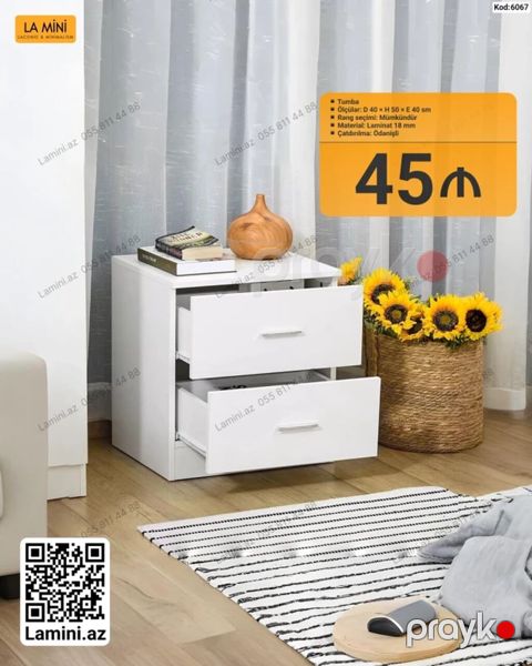 Tumba – La Mini (Kod: 6067) - Ölçülər: Dərinlik 40 Hündürlük 50 — Bakı