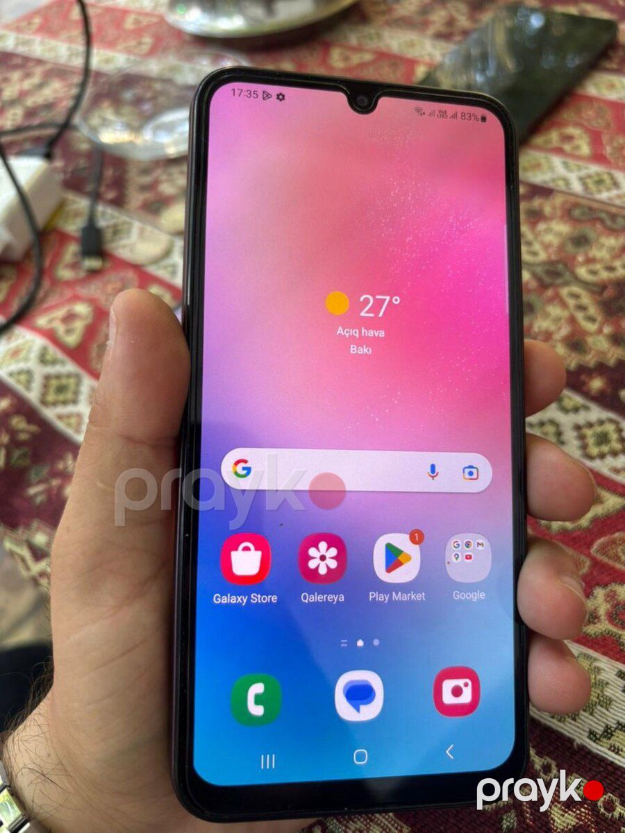 Samsung Galaxy A24 4G Dark Red 128GB/6GB — Smartfonlar, Bakı (4)