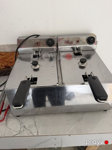 İkiqat elektrik fritöz - Material: paslanmayan polad korpus və — Digah