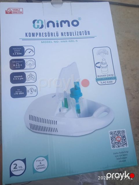 Nimo kompresörlü nebulizator – Model: Hnk-nbl-s Əsas xüsusiyyətlər — Masazır