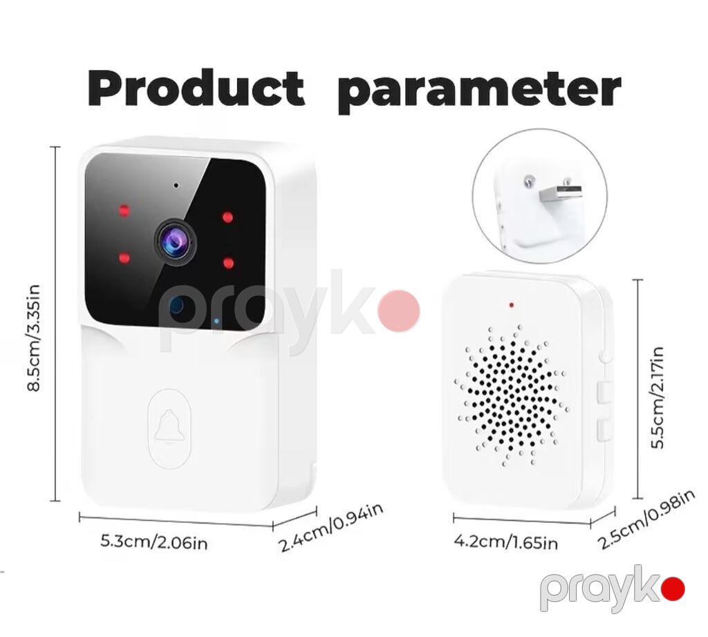 WiFi Video Qapı Zəngi - WiFi bağlantılı kamera ilə girişə nəzarət — Digər, Sumqayıt (2)