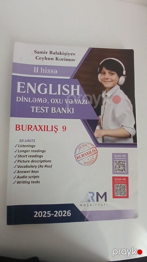 İngilis dili 9-cu sinif, Ünvandan götürmə — Bakı