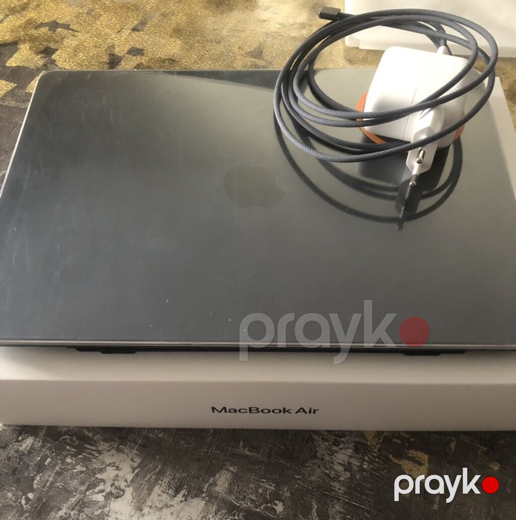 Apple MacBook Air (qutu ilə) - Model: MacBook Air - Rəng: Tünd boz — Apple Macbook, Bakı (2)