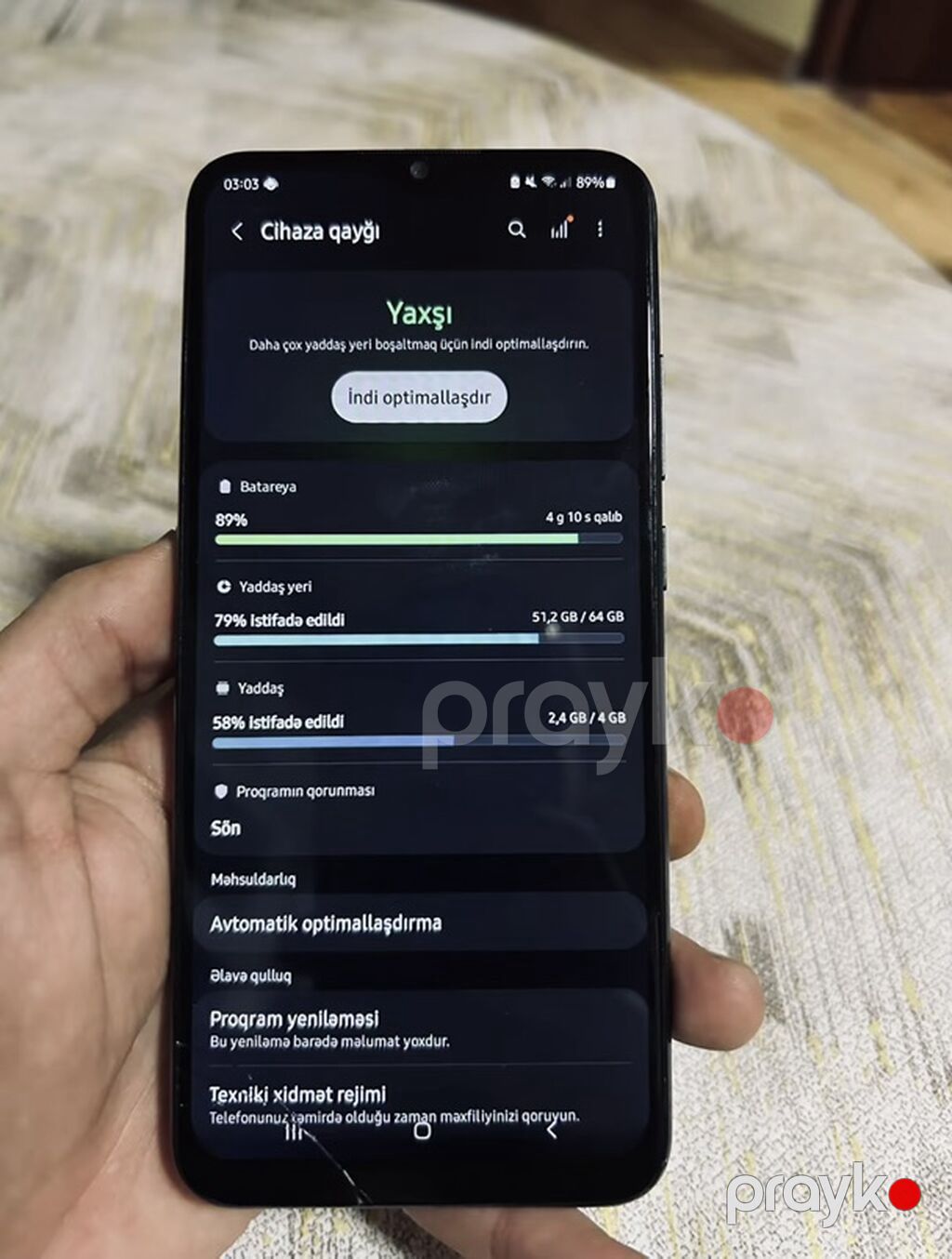 Samsung Galaxy A03, 64 GB, rəng - Qara, İki sim kartlı — Samsung, Şamaxı (7)