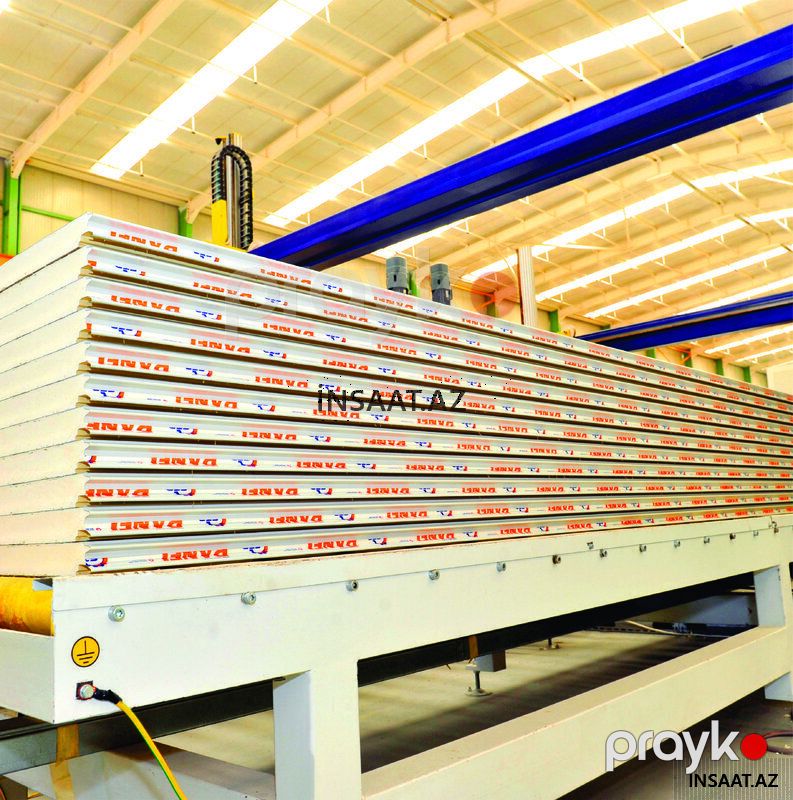 100 mm Pir sendviç panel – yüksək izolyasiya — Tikinti blokları, kərpic və panellər, Bakı (5)
