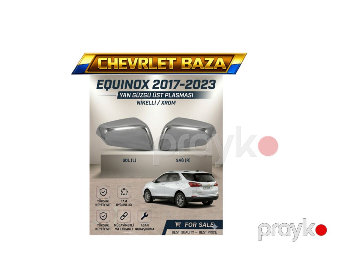 Chevrolet Equinox (2017-2023) yan güzgü üst plasması — Ehtiyat hissələri və aksesuarlar, Bakı