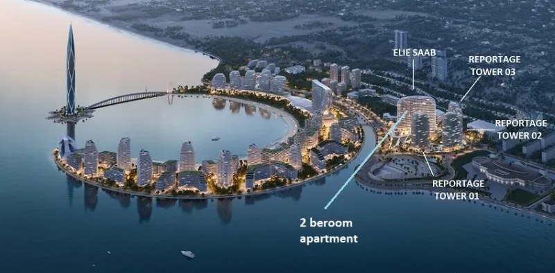 Sea Breeze, 3 otaqlı Yeni tikili satılır - 95.8 m², 21/28 mərtəbə — Mənzil, Bakı (3)